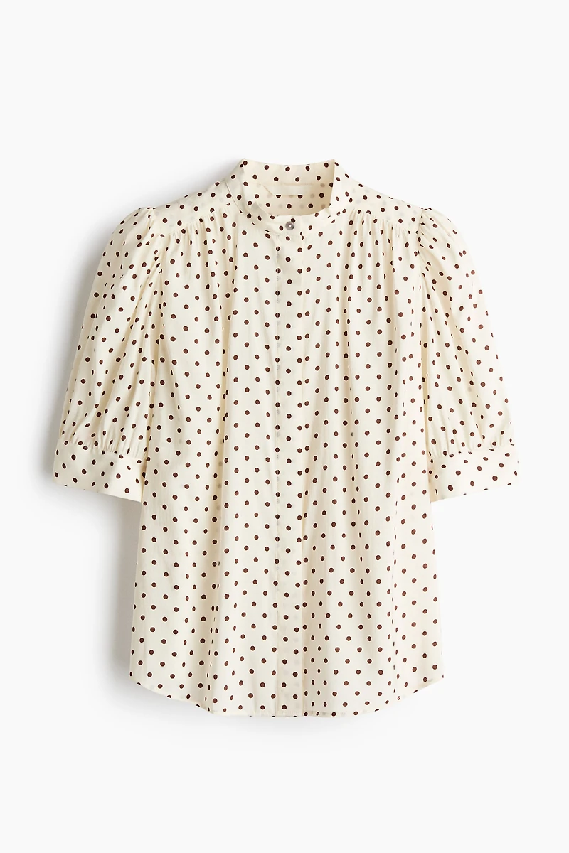 Blouse à manches bouffantes