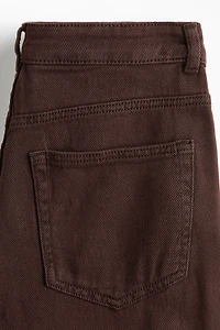 Straight-Leg Twill Pants