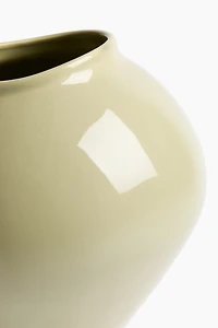 Grand vase irrégulier en grès cérame