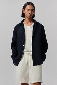 Relaxed-Fit Linen-Blend Shorts