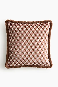 Patterned Velvet Cushion Cover