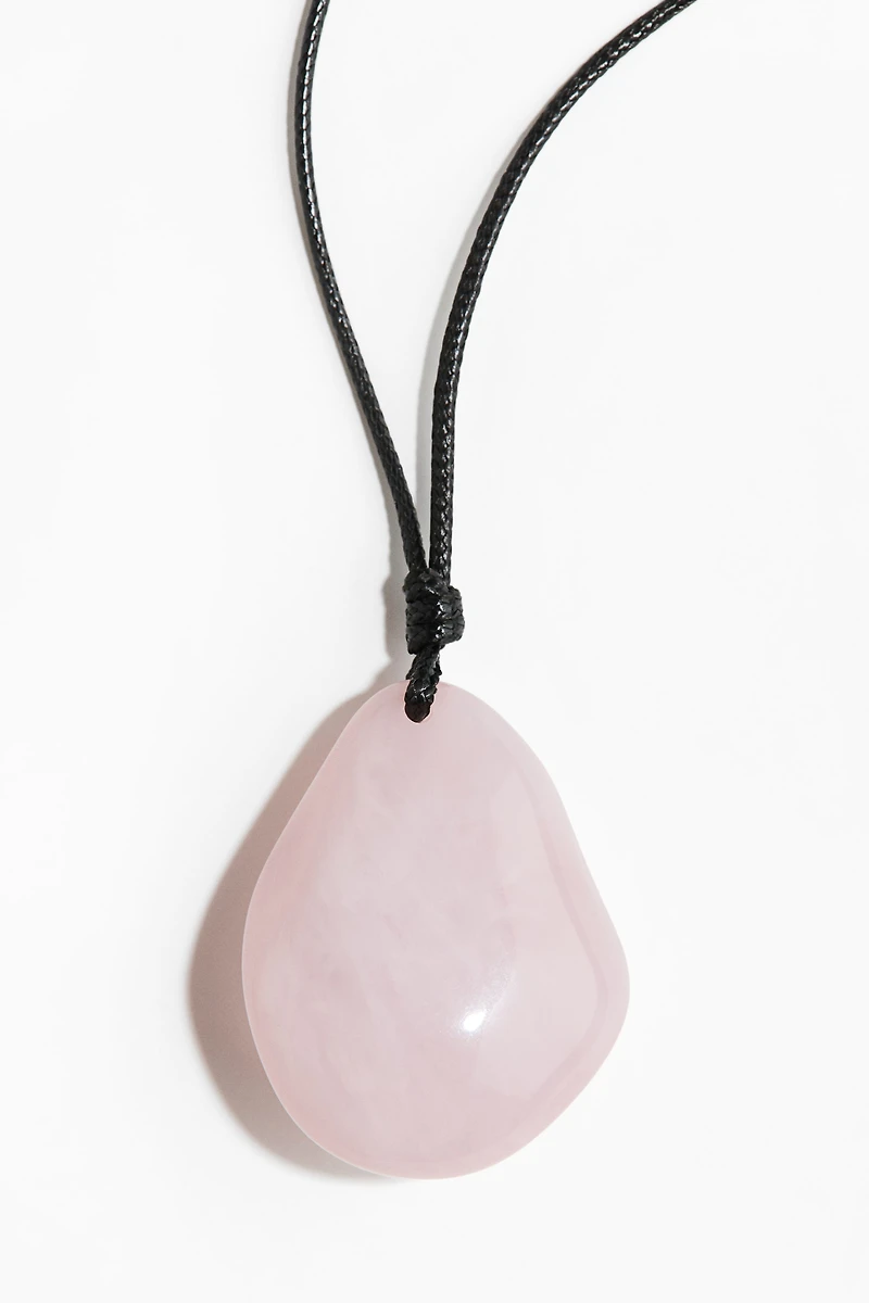 Collier cordon avec pendentif
