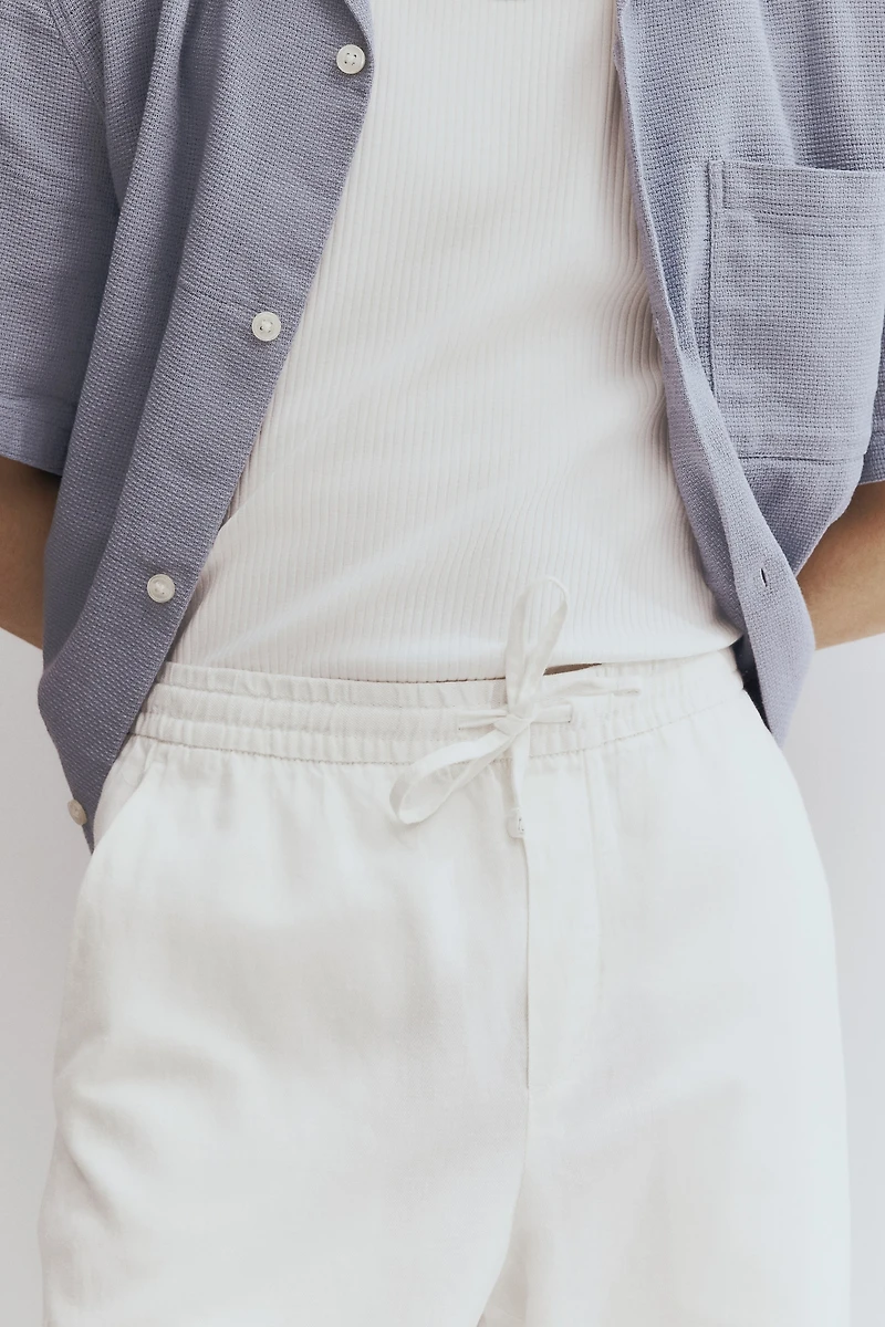Relaxed-Fit Linen Pants