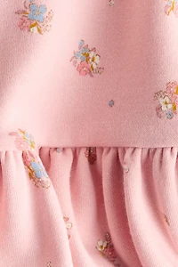 Printed Sweatshirt Dress