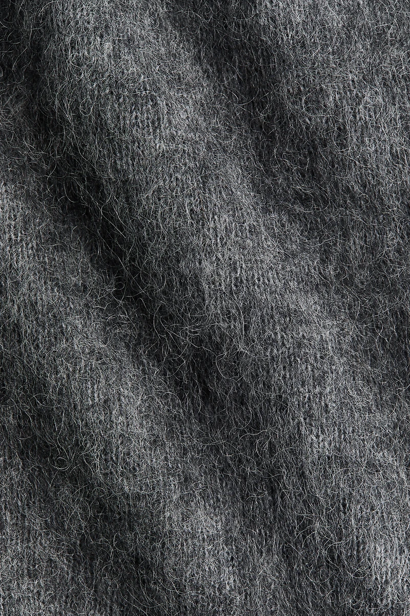 Open-Back Mohair-Blend Dress