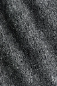 Open-Back Mohair-Blend Dress