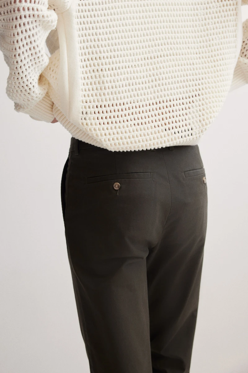 Slim-Fit Cotton Chinos