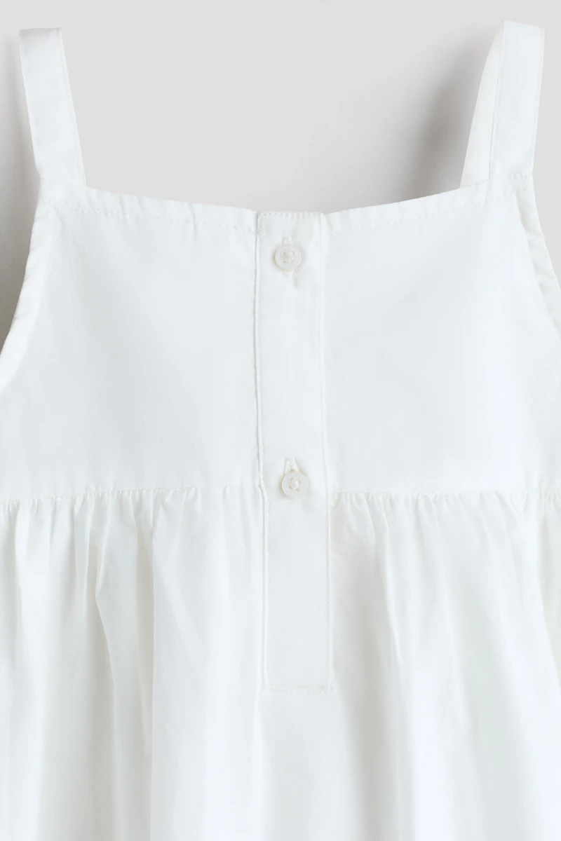 Embroidered Strappy Dress