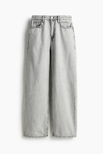 High Rise Wide Leg Baggy Jeans