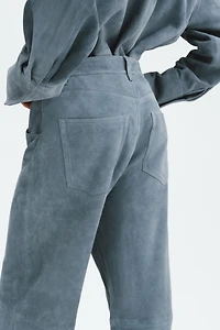 Suede Pants