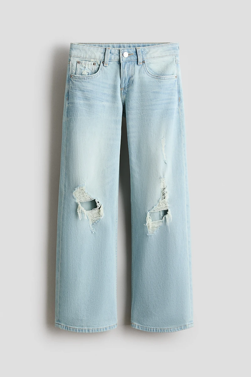Wide Leg Low Jeans