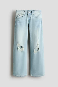 Wide Leg Low Jeans
