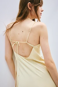 Tie-Detail Maxi Dress