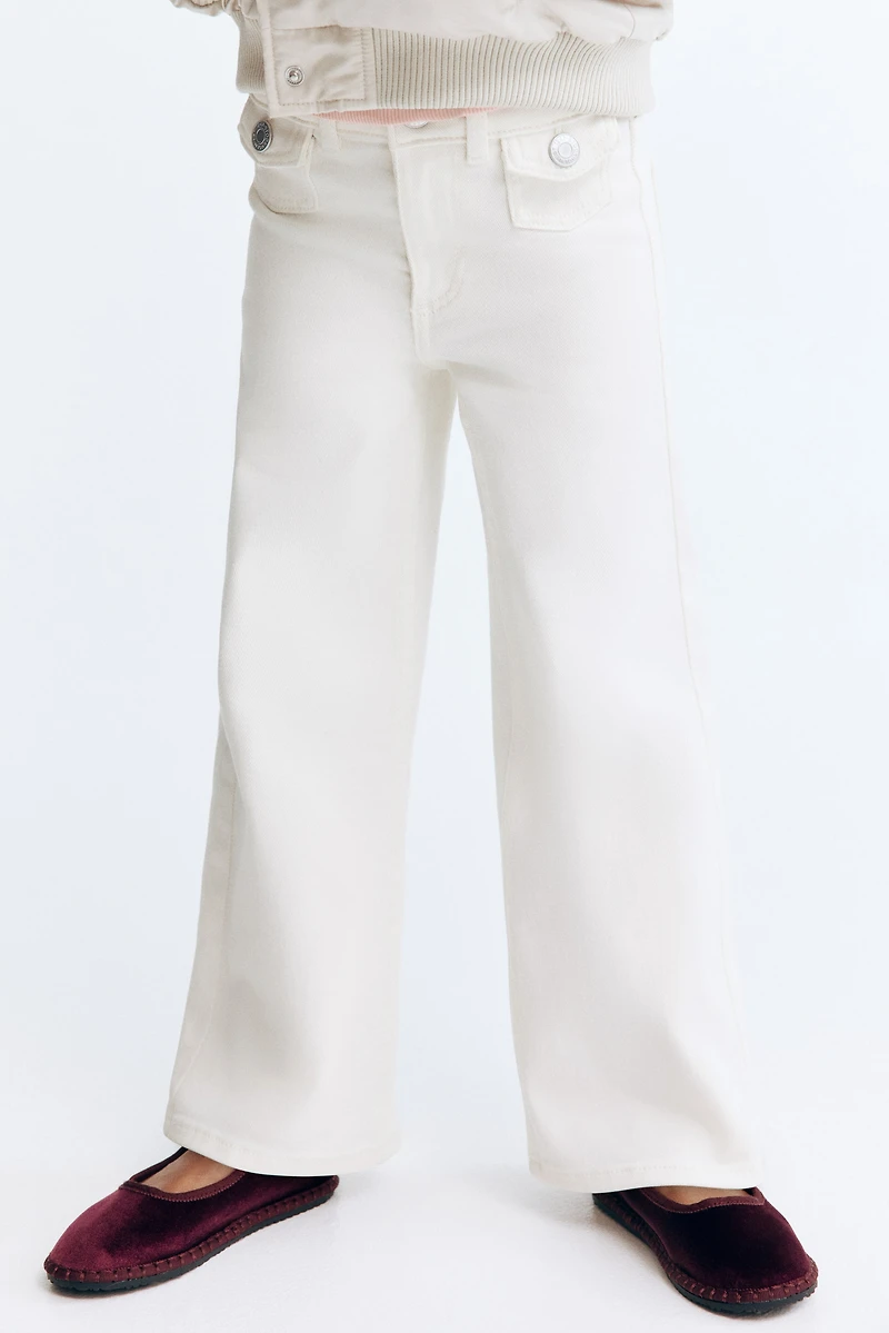 Regular-Fit Wide-Leg Jeans