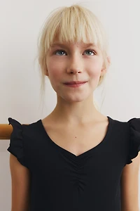 Sports Leotard with Skirt