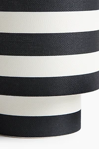 Petite lampe de table habillée de textile