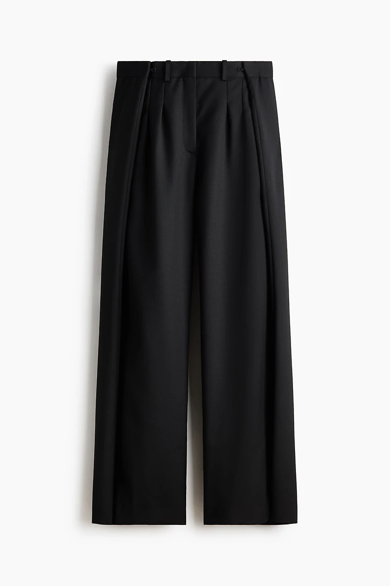 Wool-Blend Dress Pants