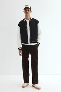 Loose-Fit Baseball Jacket