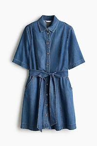 Robe chemisier en denim