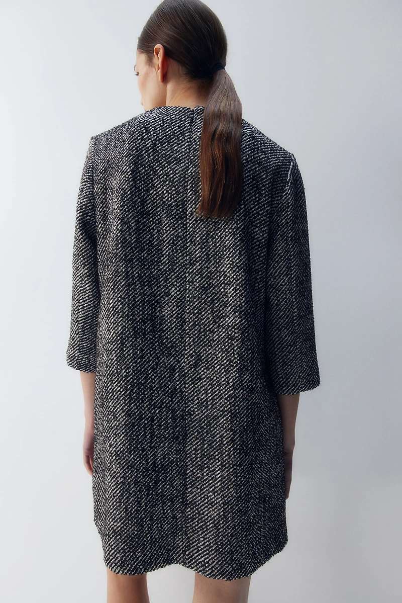 A-Line Bouclé Dress