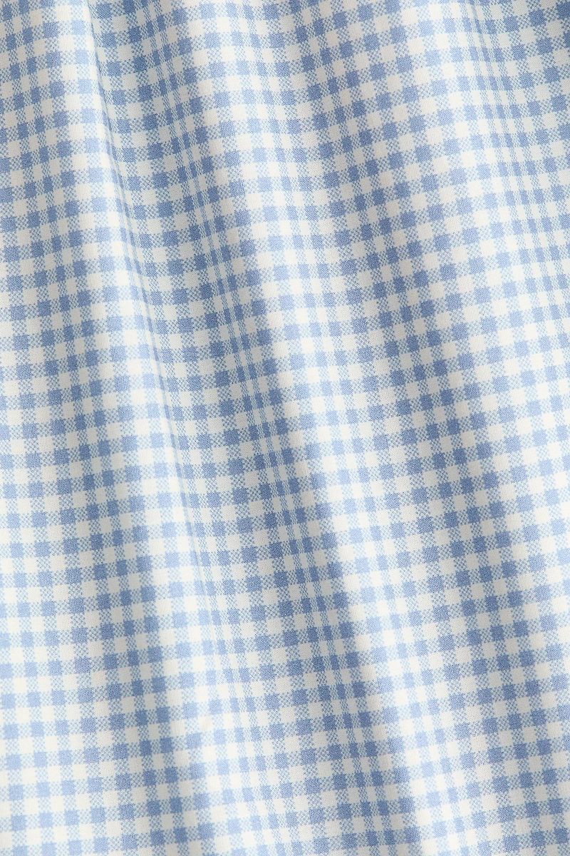 Robe en coton avec bretelles à nouer