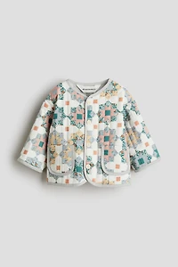 Quilted Patchwork-Print Jacket
