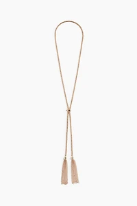 Tasseled Lariat Necklace