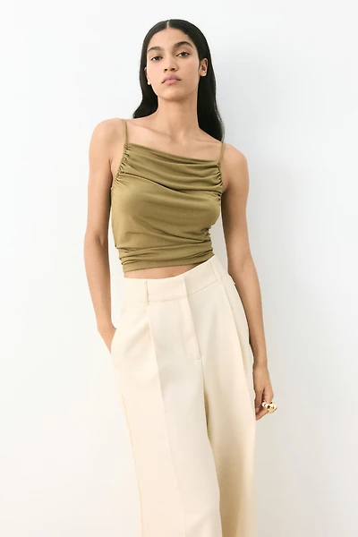 Ruched Strappy Top