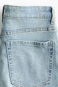 Flared Regular Waist Ankle Jeans
