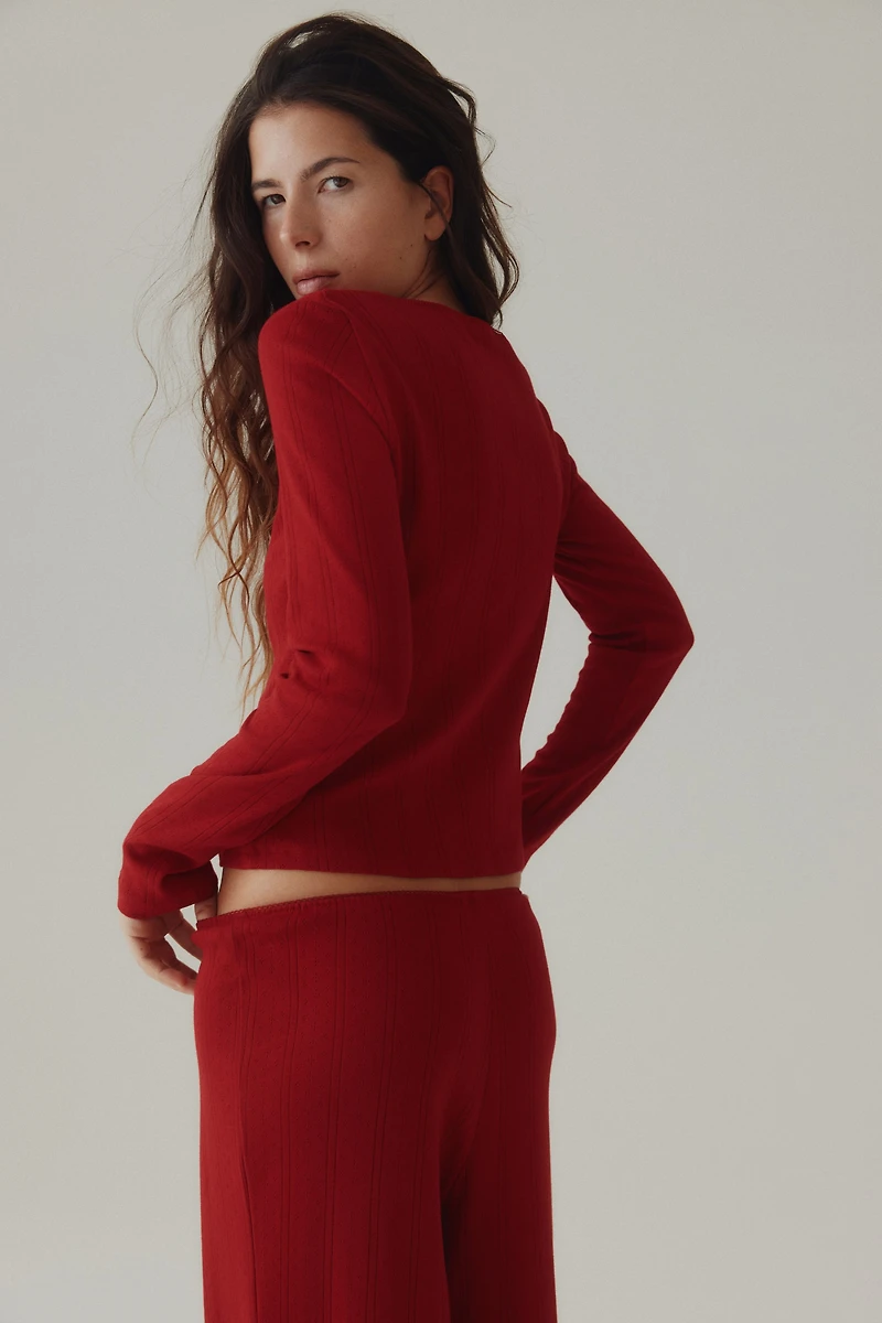 Cotton Pointelle Pajamas