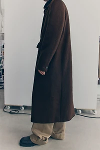 Double-Breasted Wool Coat