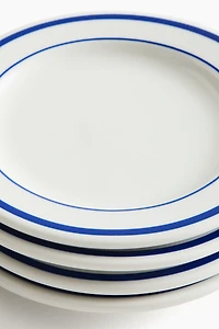 Lot de 4 mini assiettes en porcelaine