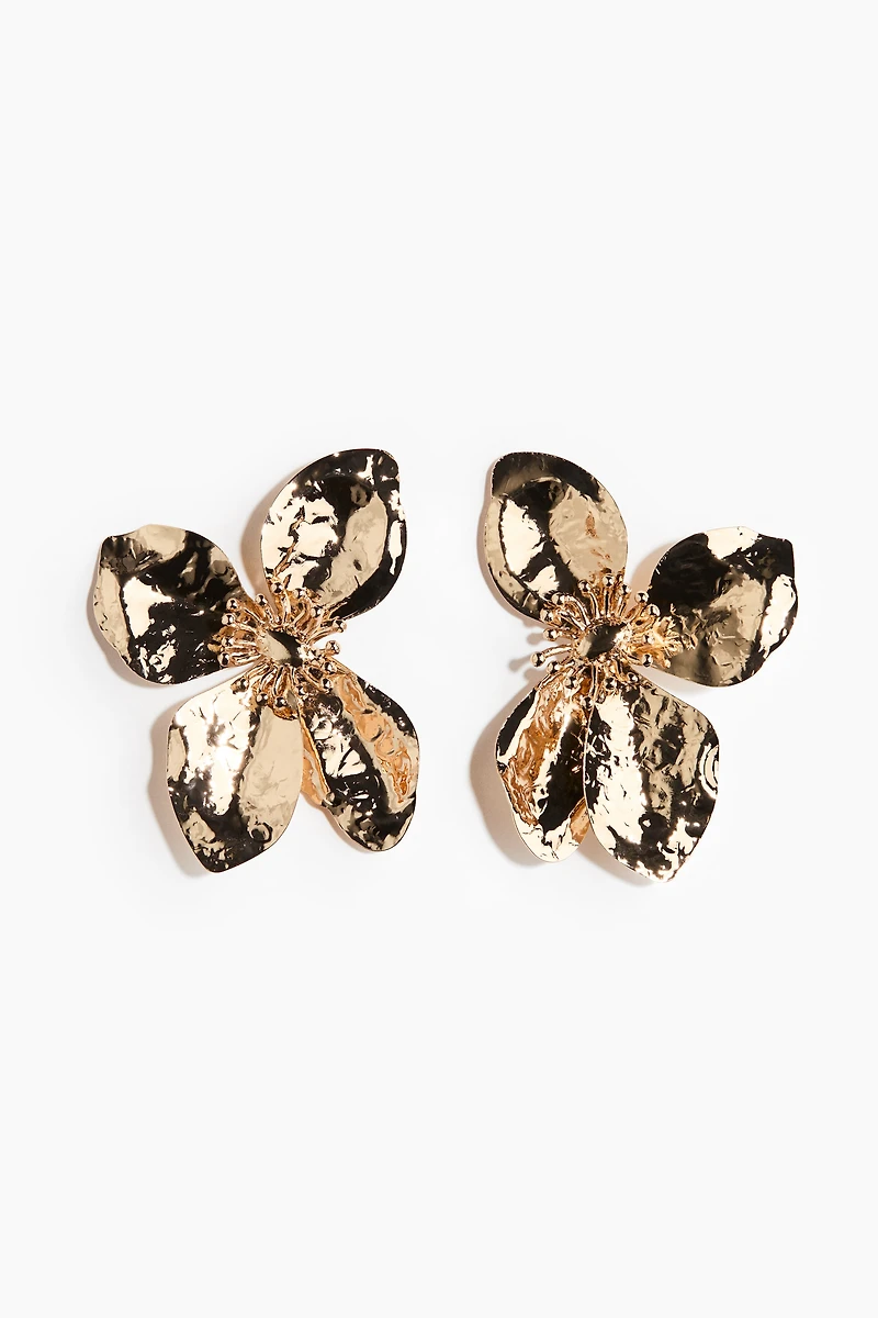 Flower-Shaped Earrings