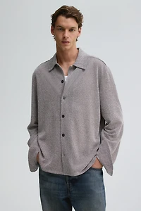 Chemise texturée classique