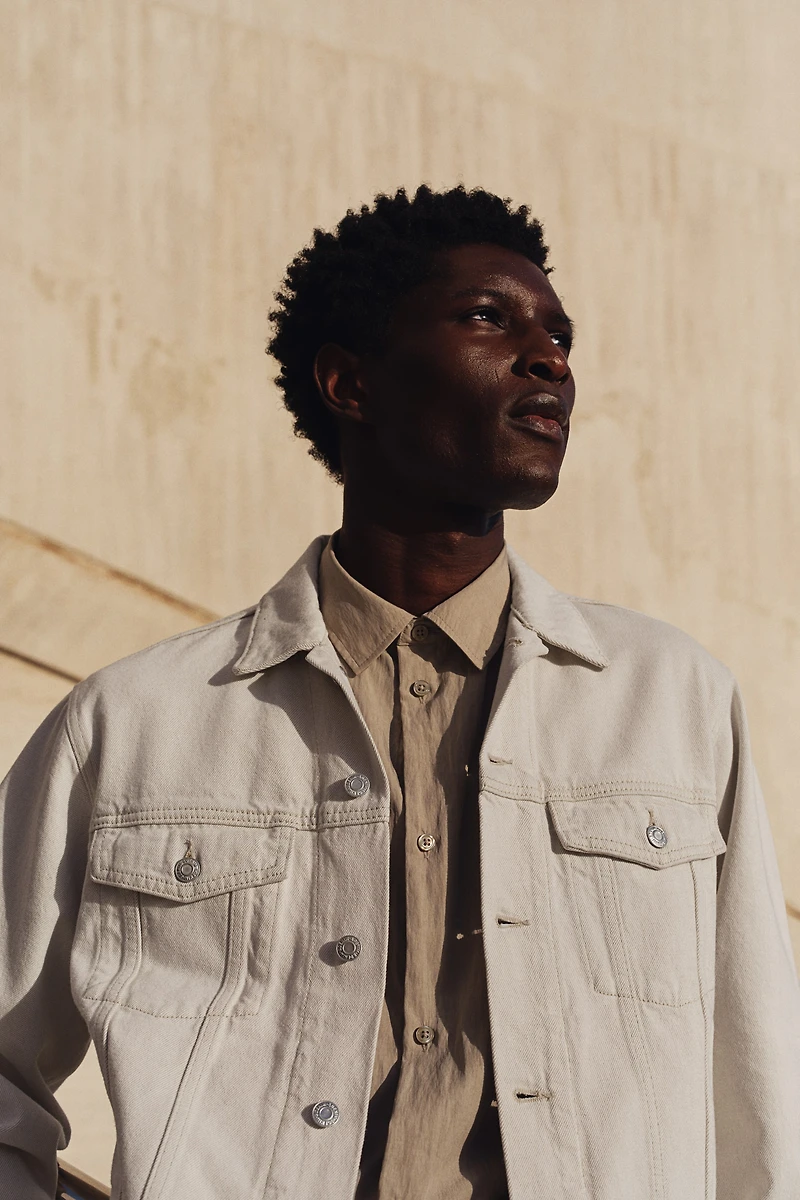 Veste coupe classique en denim