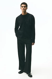 Regular-Fit Brushed Cardigan