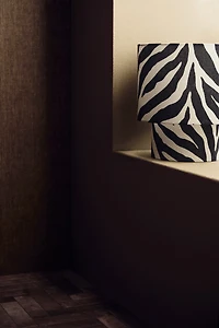 Large Fabric-Covered Table Lamp