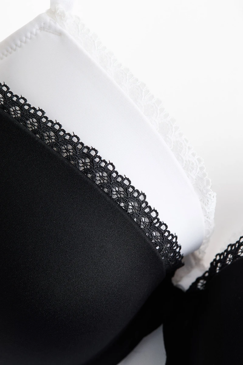 2-pack Microfiber Push-up Bras