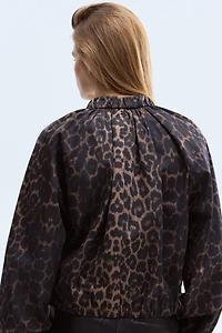 Gathered Bomber Jacket