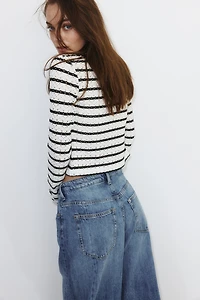Pointelle Jersey Cardigan
