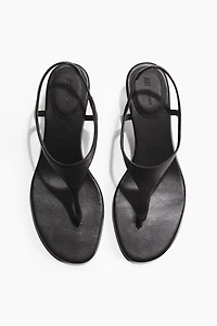 Heeled Leather Sandals