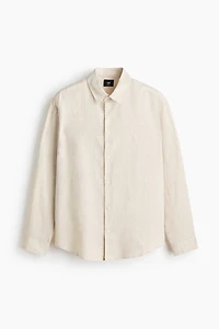 Relaxed-Fit Linen Shirt