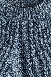 Rib-Knit Cotton Sweater