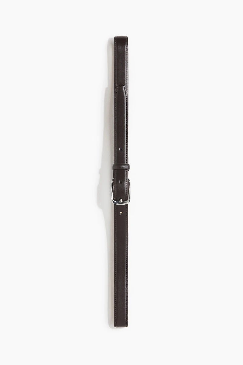 Narrow Leather Belt