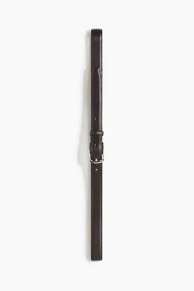 Narrow Leather Belt