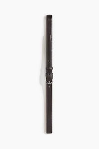Narrow Leather Belt