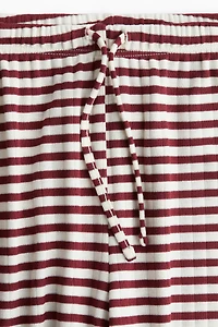 Pantalon large avec cordon de serrage