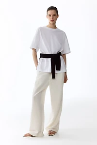 Pantalon en lin mélangé