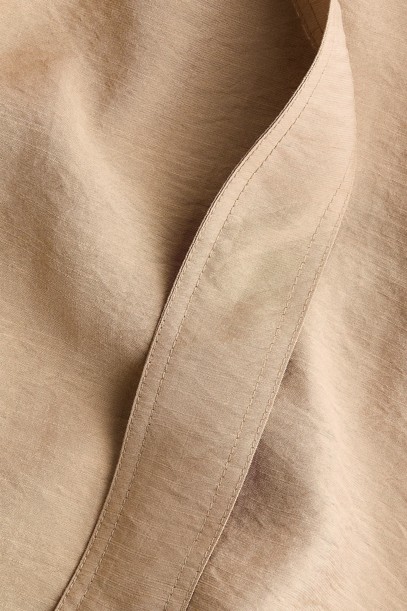 Tie-Belt Shirt Dress