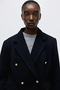 Veston à fermeture croisée